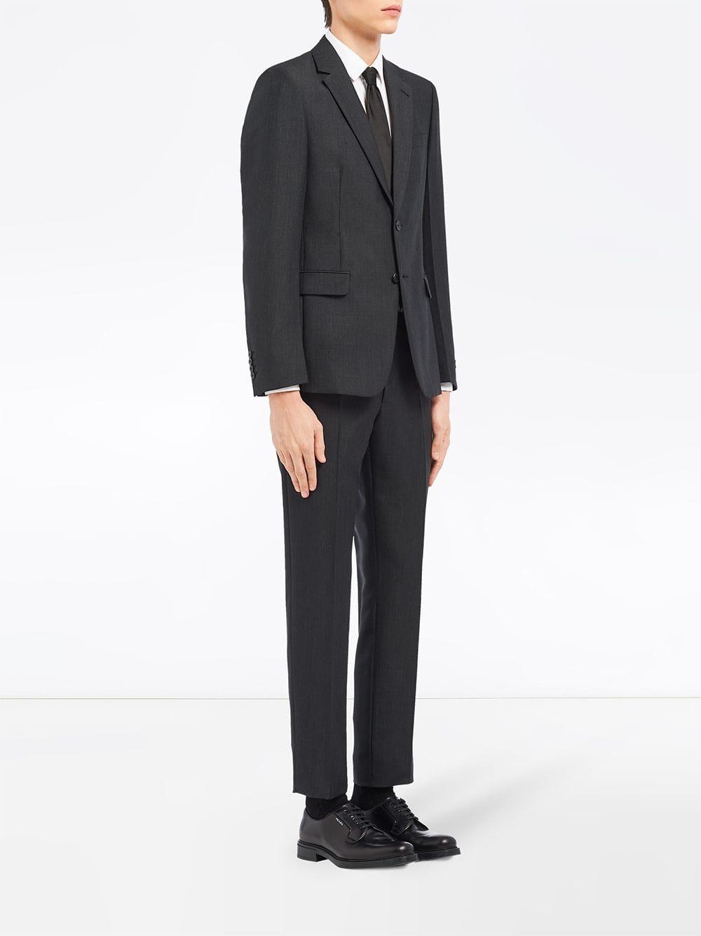Prada Wool Classic Two-piece Suit in Grey (Gray) for Men - Lyst