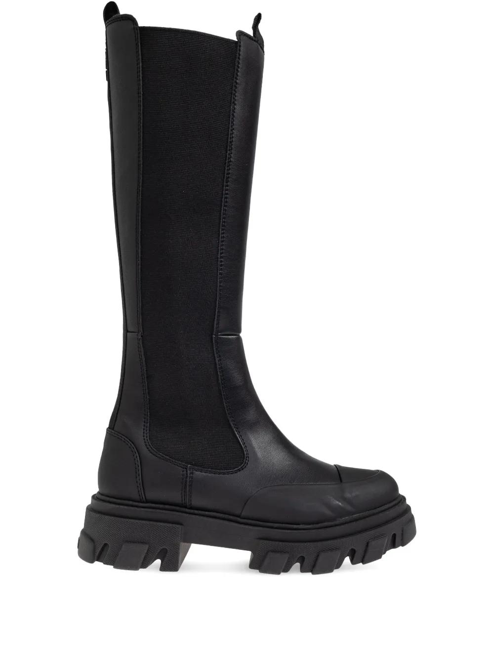 GANNI ウェスタンロングブーツ GANNI Embroidered Western Boot[S1859-UL27]｜URBAN RESEARCH