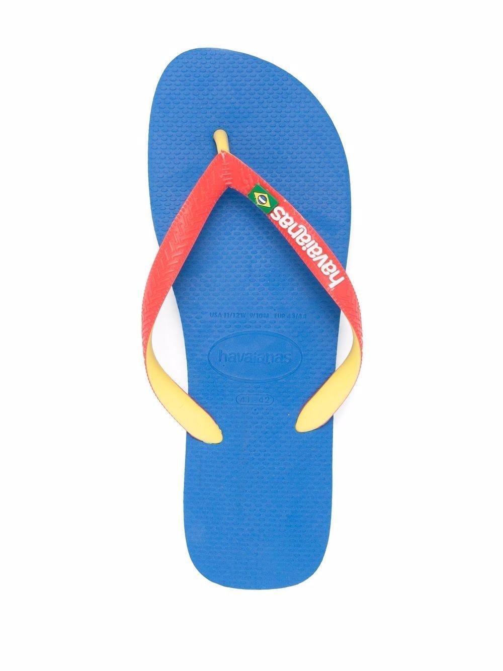 Chanclas Brasil con tiras sombreadas Havaianas de hombre de color Rojo -  Lyst