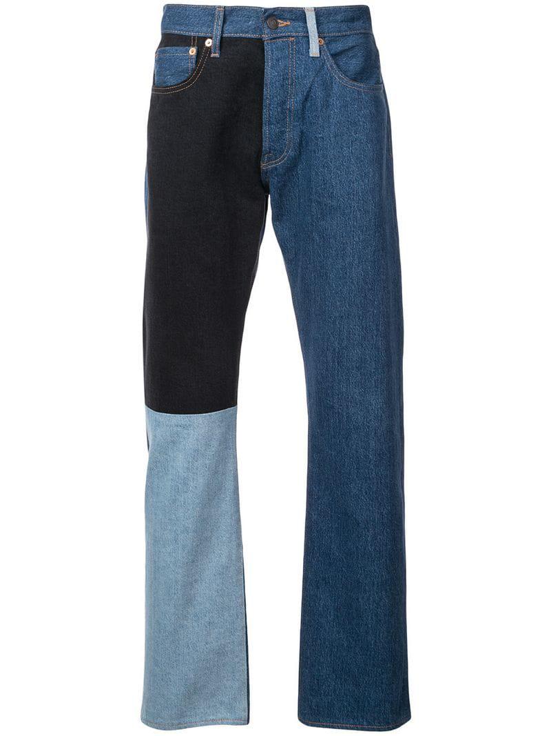 Gosha Rubchinskiy X Levi's Patchwork Jeans in Blue for Men | Lyst