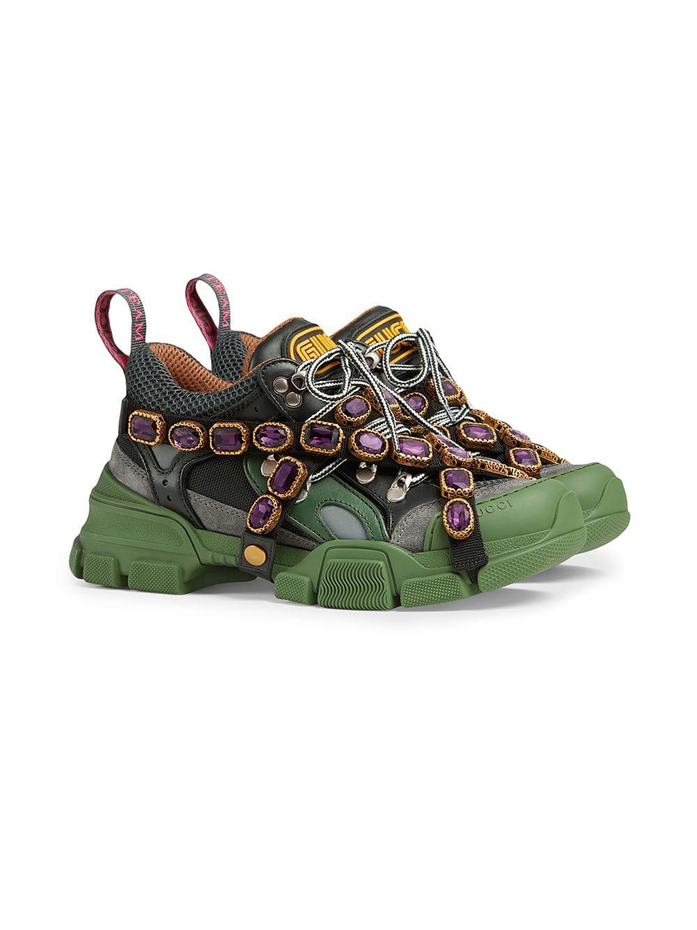 gucci green flashtrek