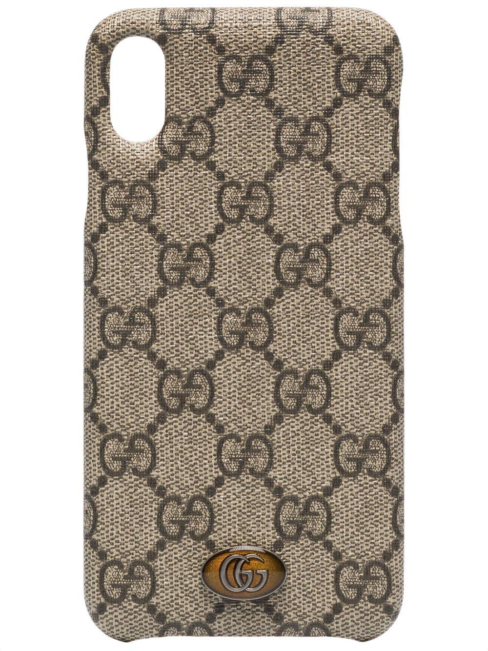 Gucci Canvas Ophidia Iphone 8 Plus Case in Brown | Lyst