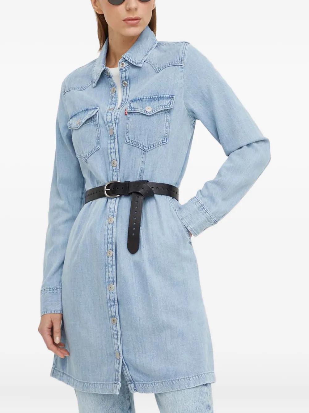 grey denim dress TAIA denim dress - Grey mix  N Denmark