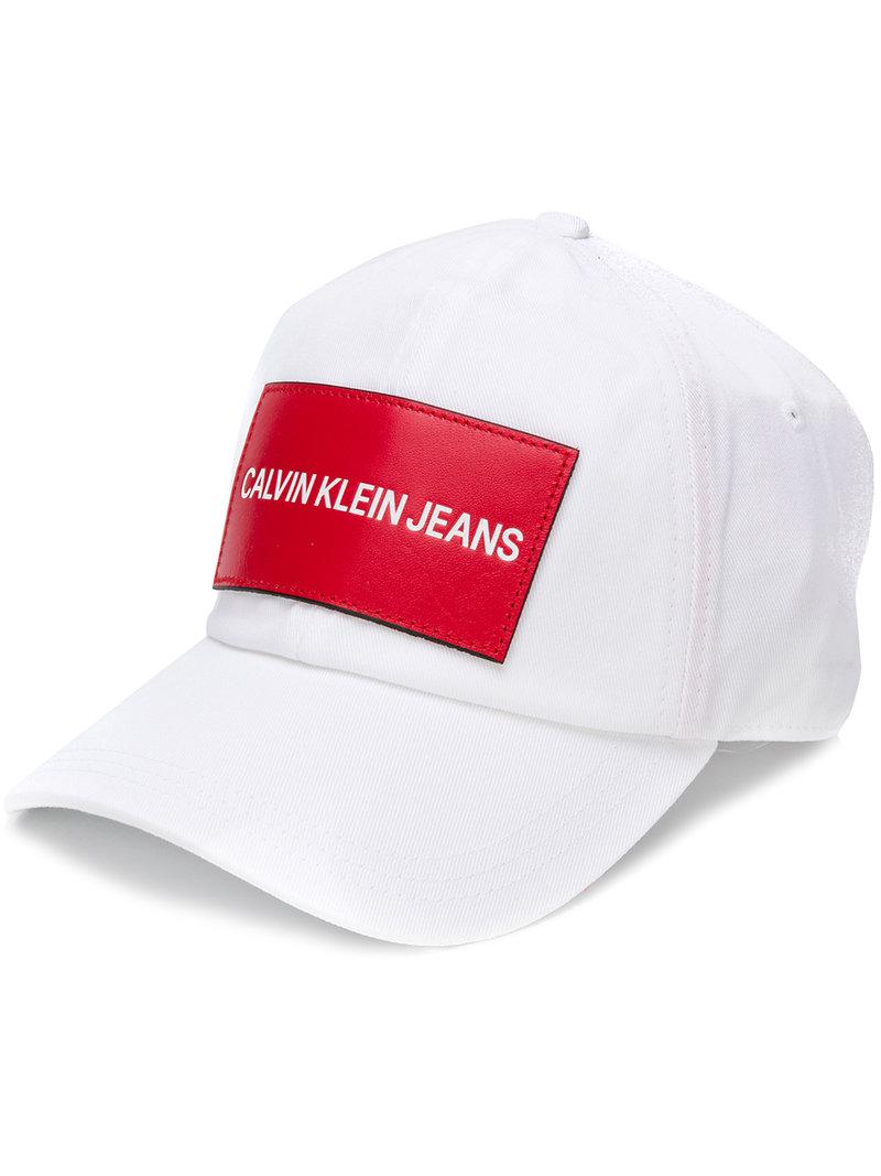 calvin klein red hat