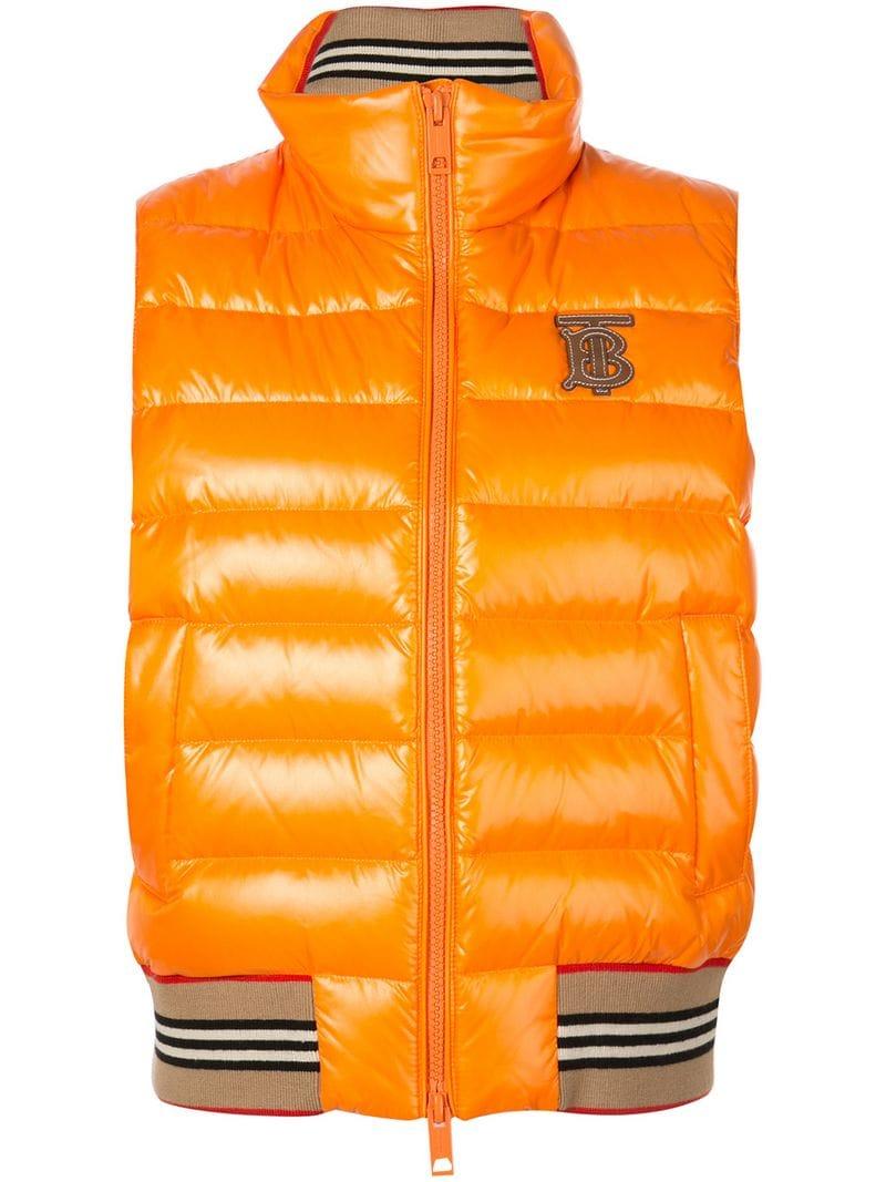 burberry orange jacket