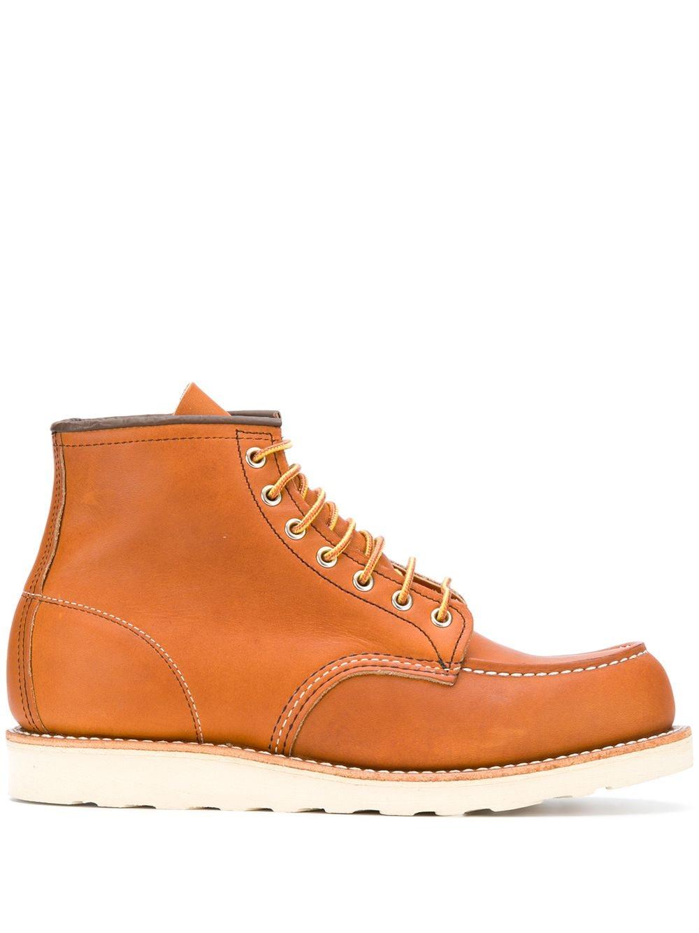 Red Wing Classic Mock Toe Boots in Orange for Men | Lyst