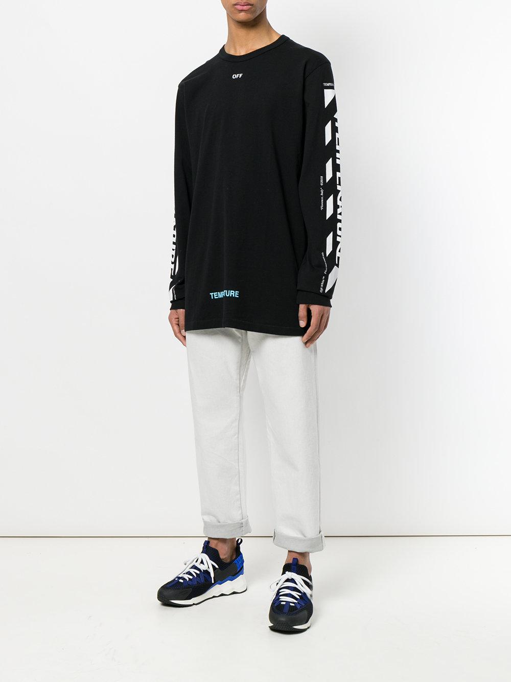 off white temperature crewneck