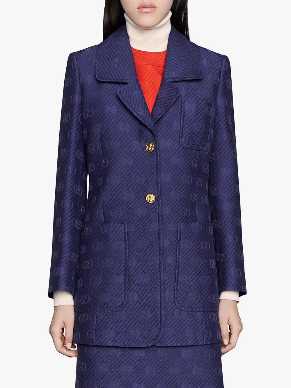Gucci Jacket With "my Body My Choice" in Blue | Lyst