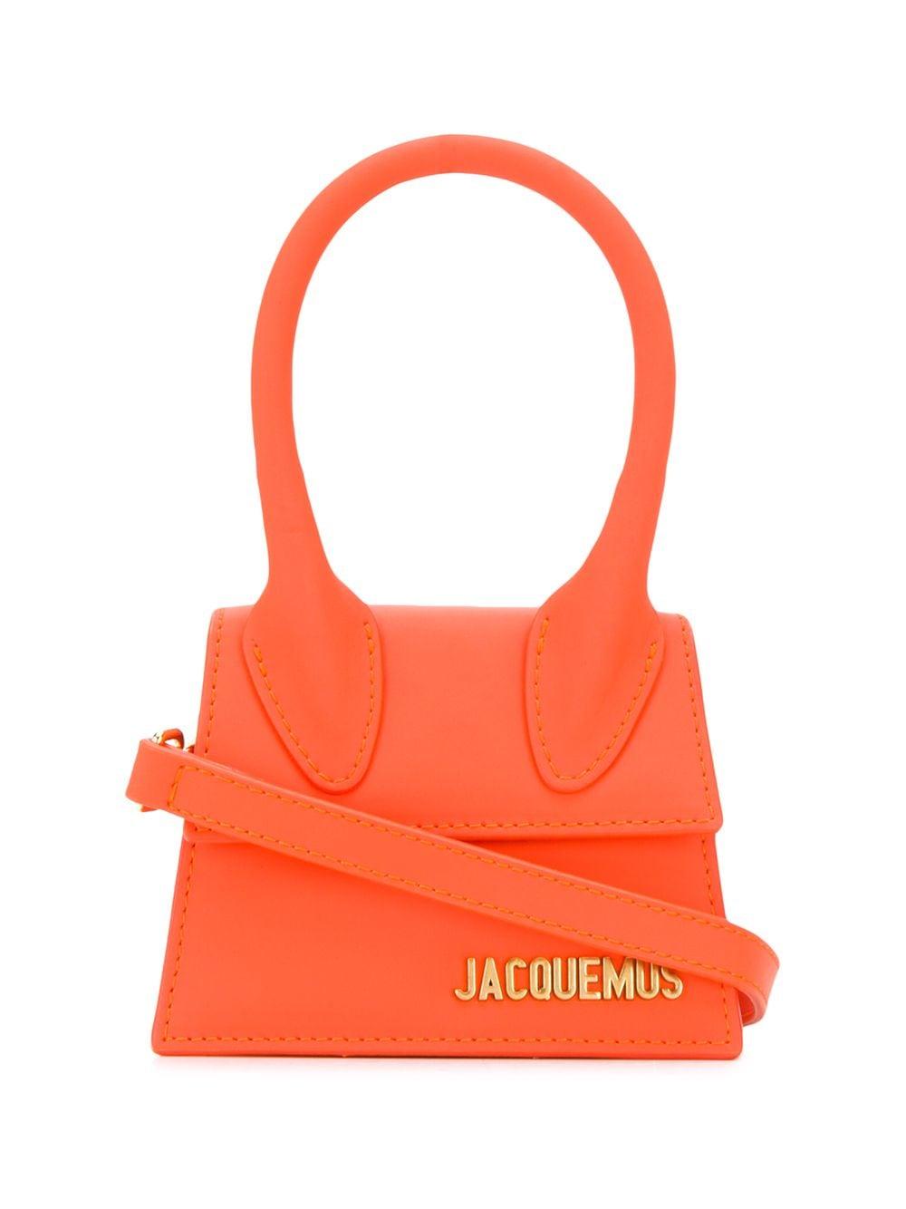 Jacquemus Leder 'Le Chiquito' Mini-Tasche in Orange - Lyst