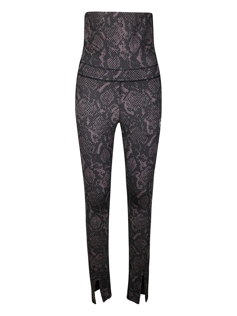 パンツ STELLA MCCARTNEY NYLON BLEND LEGGINGS WITH LOGO PRINT adidas By Stella McCartney Leggings for Women | Online Sale