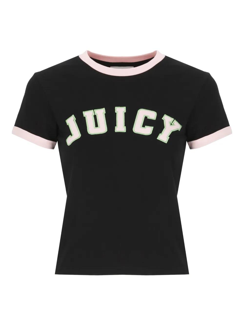 JUICY COUTURE★embroidery T-shirt JC201 Buy Juicy Couture Black Fitted Diamante T-Shirt from Next Canada