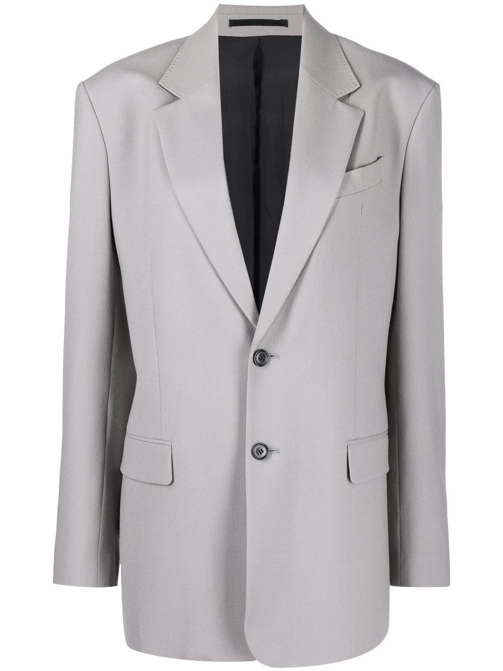 Filippa K Davina Long-sleeved Blazer in Gray | Lyst