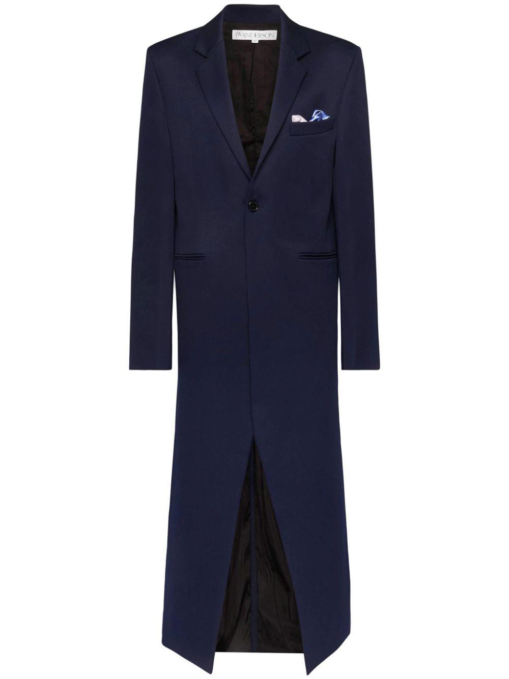 JW Anderson レディース ブルー ハンカチーフディテール コート コート 