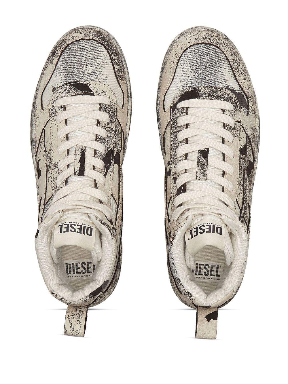 DIESEL S-ukiyo V2 High-top Sneakers in Gray for Men Lyst