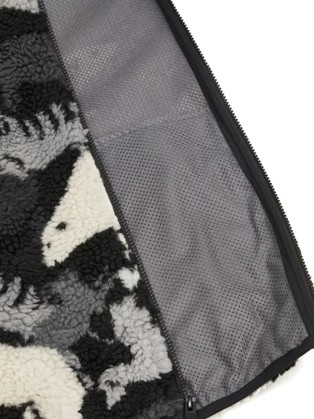 Human Made Polar-Bear Fleece Jacket in Black for Men | Lyst