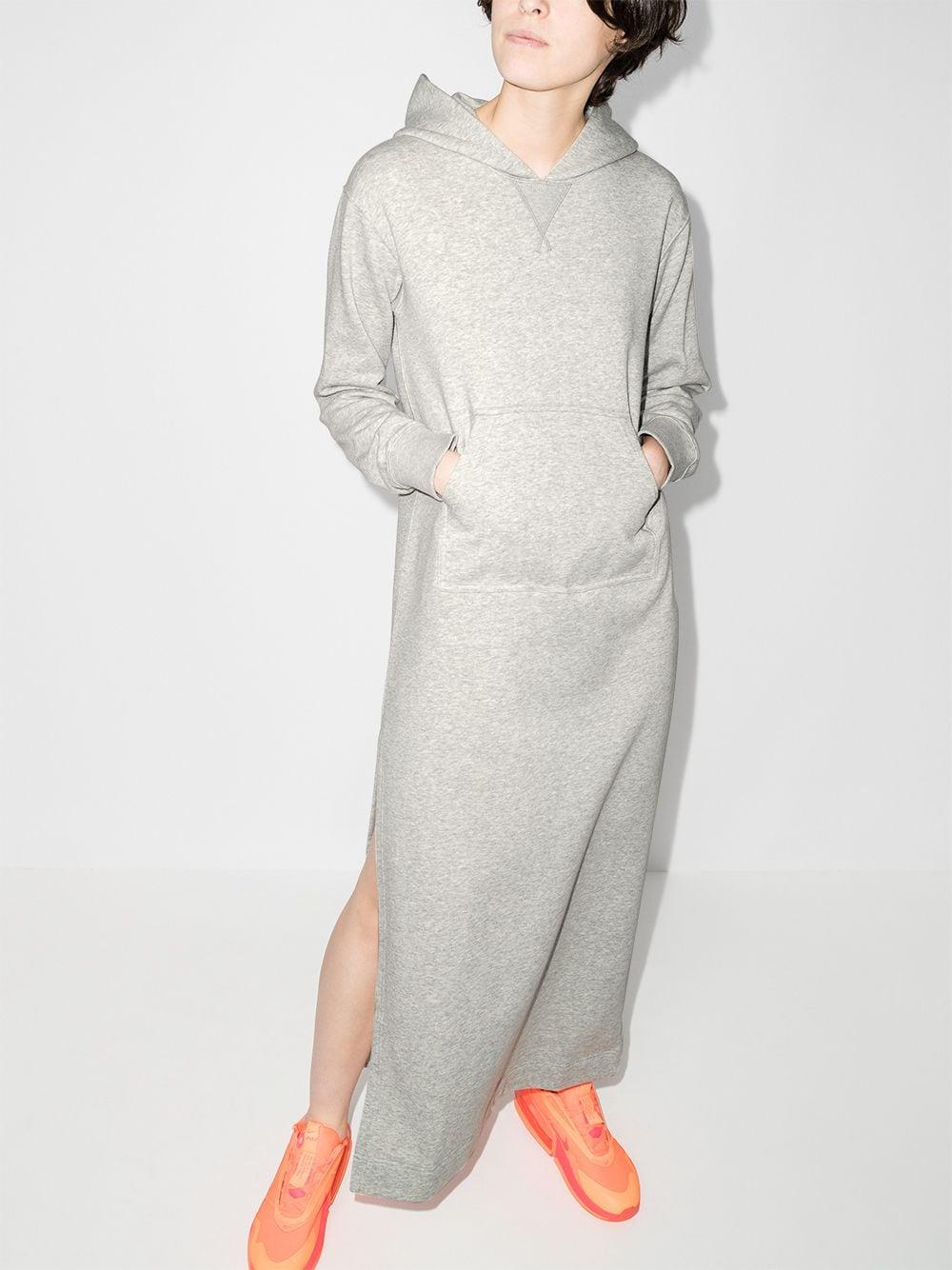 STAUD X New Balance Hoodie Dress in Gray | Lyst