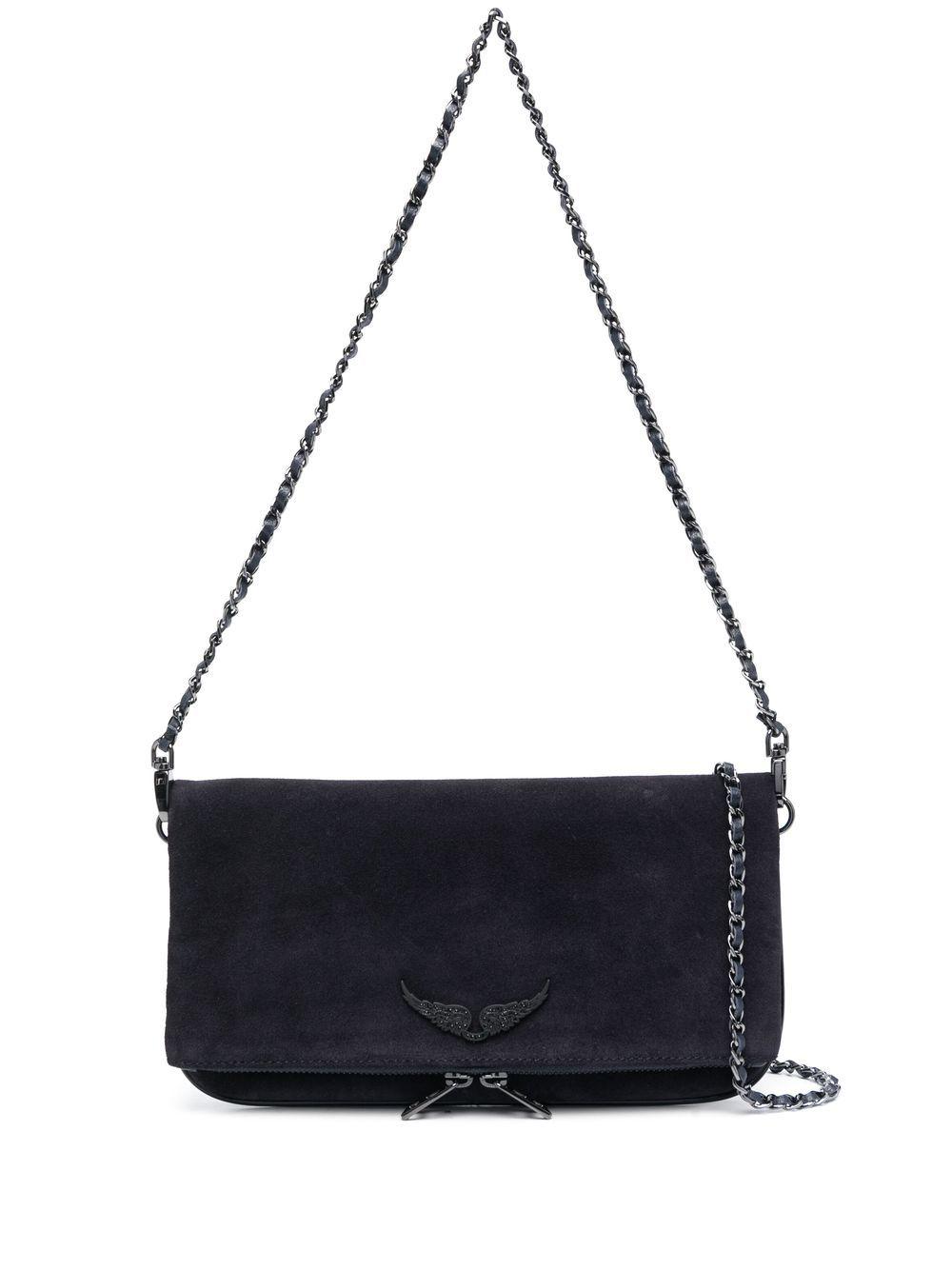 Zadig & Voltaire Rock Nano Clutch Bag in Blue Lyst