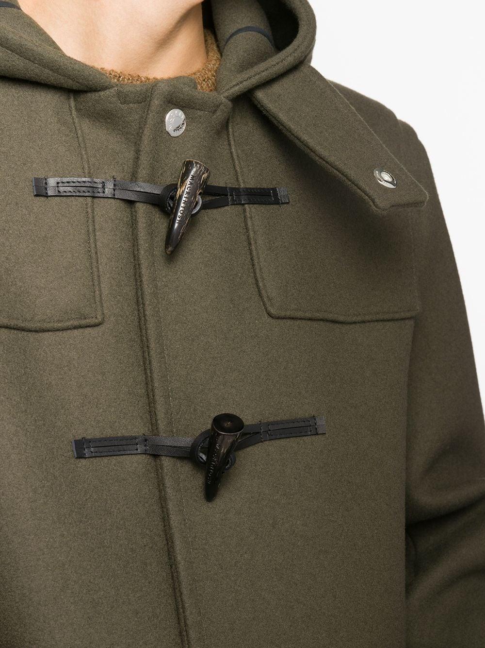 Mackintosh Weir Hooded Duffle Coat in Green for Men | Lyst