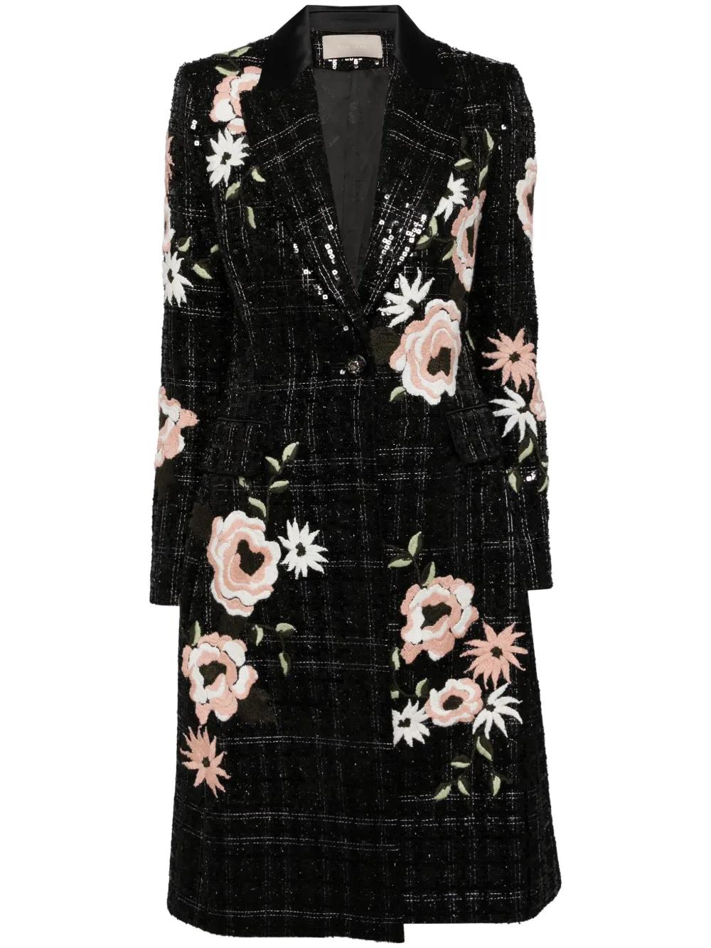 コート Elie Saab Wool embroidered coat Elie Saab Long coats and winter coats for Women | Online