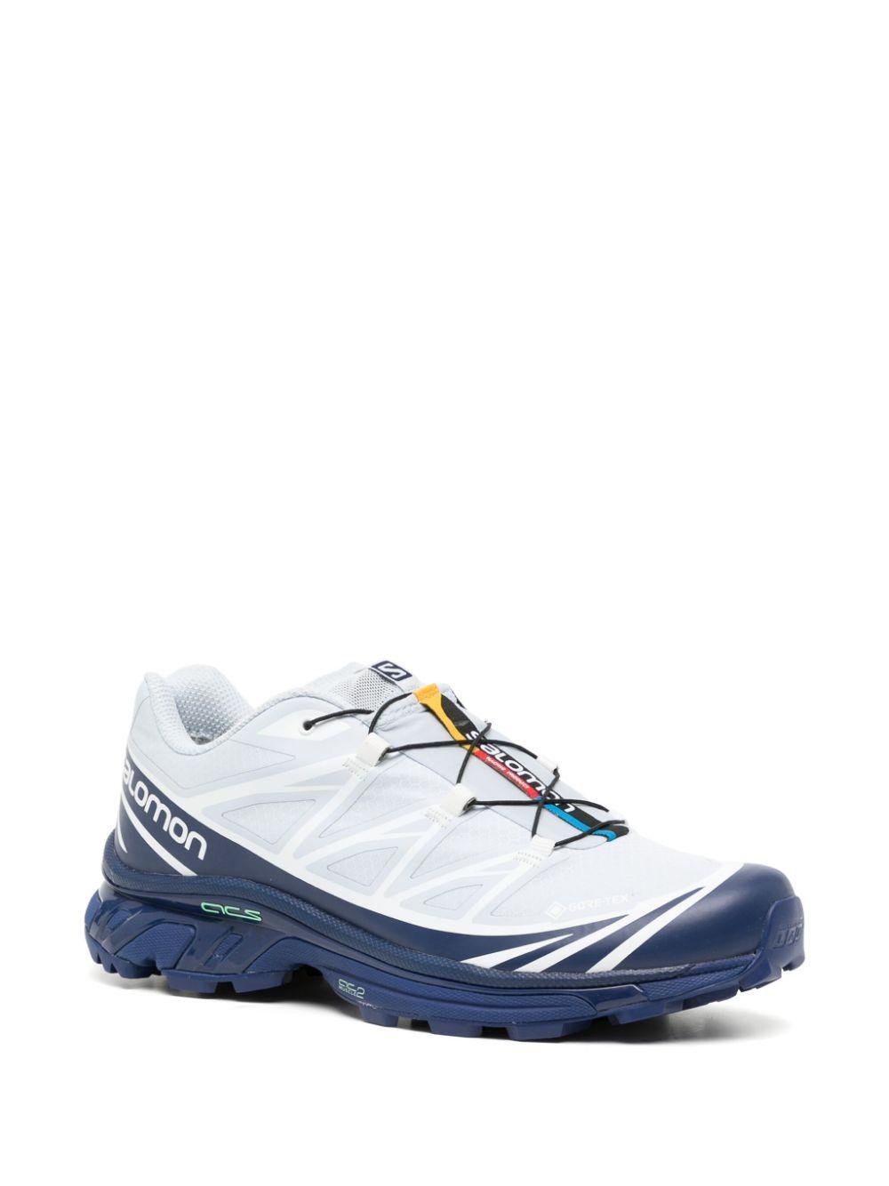 Salomon Xt-6 Gore-tex Sneakers Blue Print / Heather / White for
