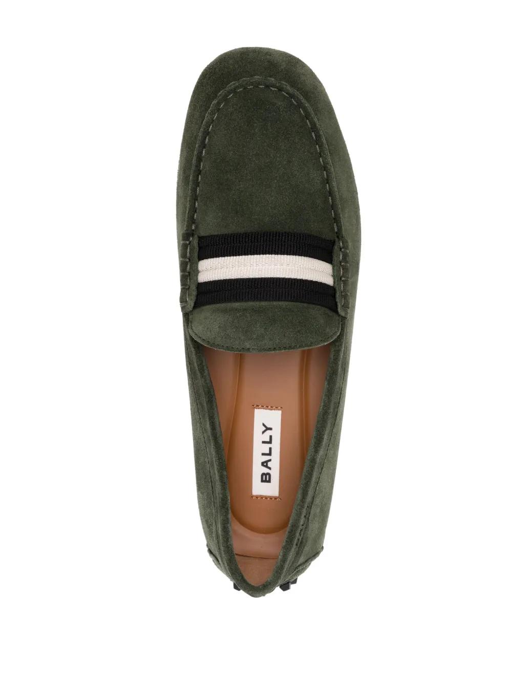 Bally Multicolor Patch Green Slip-On Loafers Johnny Famous Bally Style Tribeca Men main image 4