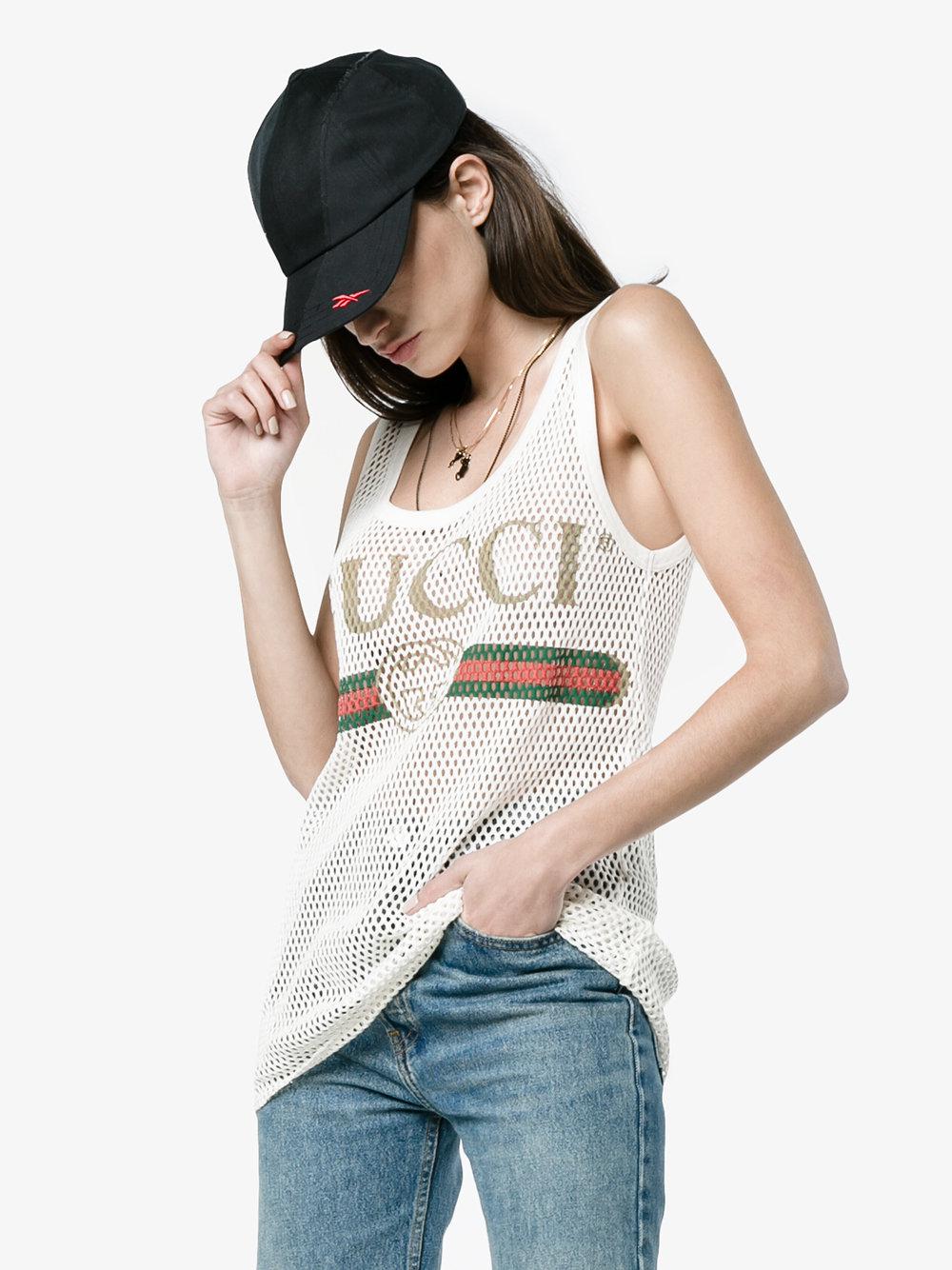 gucci white tank top