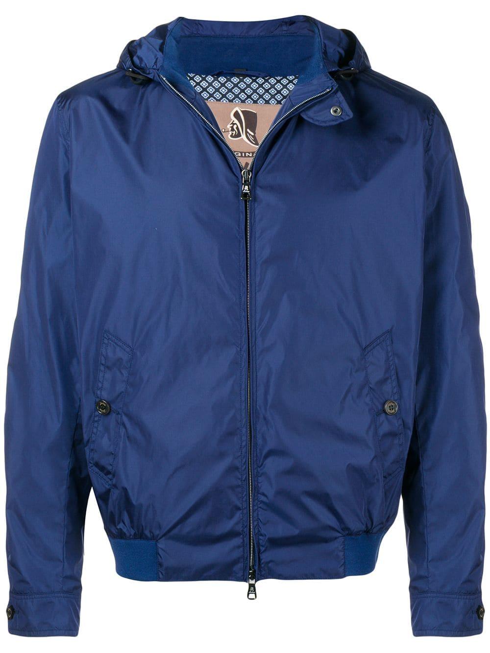 Download Sealup Synthetic Zipped Bomber Jacket in Blue for Men - Lyst