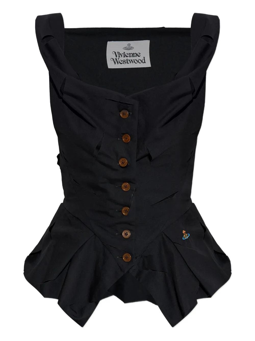 Vivienne Westwood ブラックノースリーブ S Vivienne Westwood ブラックノースリーブ S Vivienne Westwood