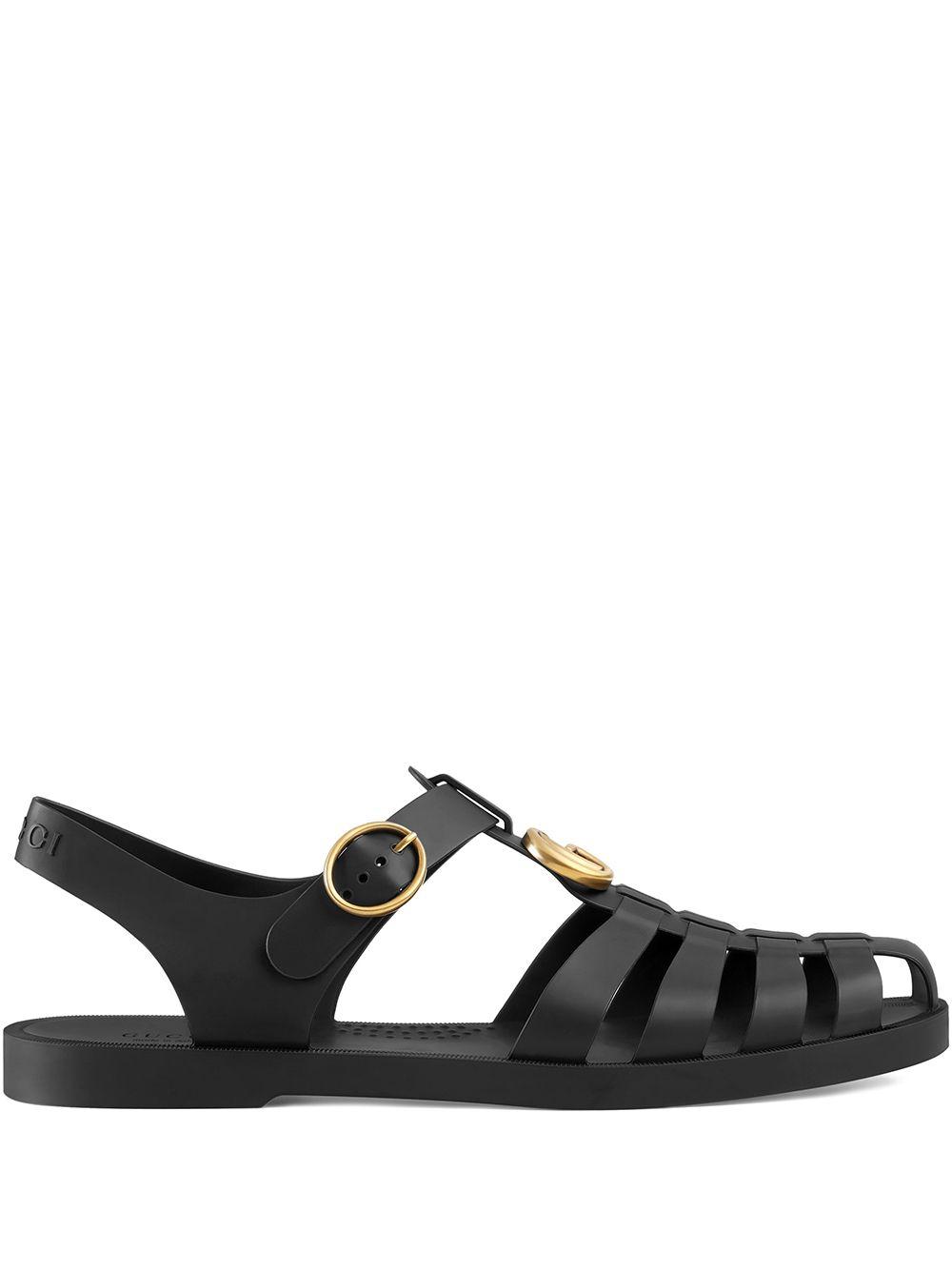 rubber buckle strap sandal