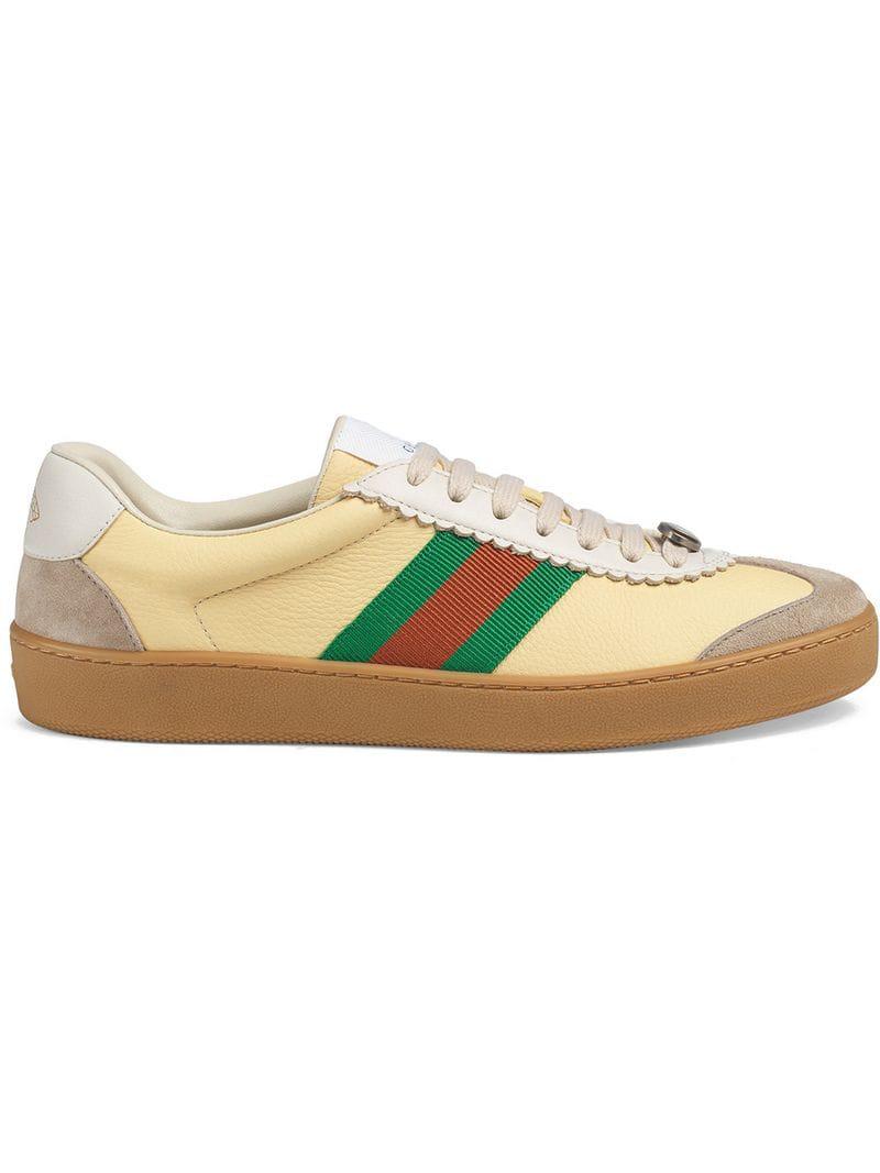 gucci web sneakers