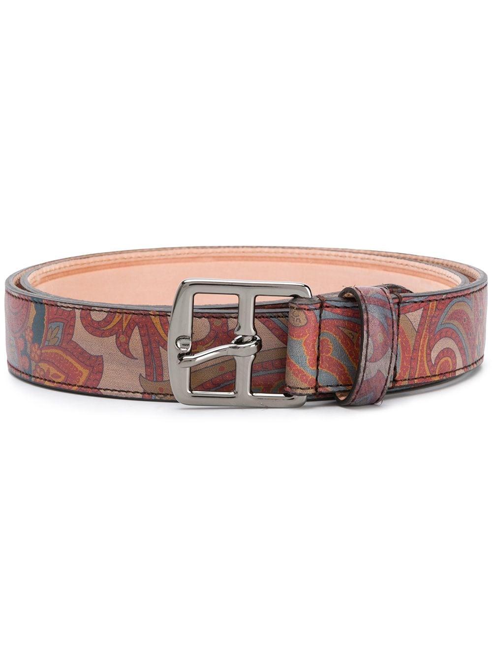 Etro Paisley-print Belt for Men - Lyst