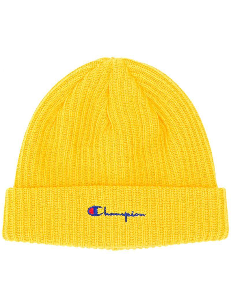 champion hat yellow