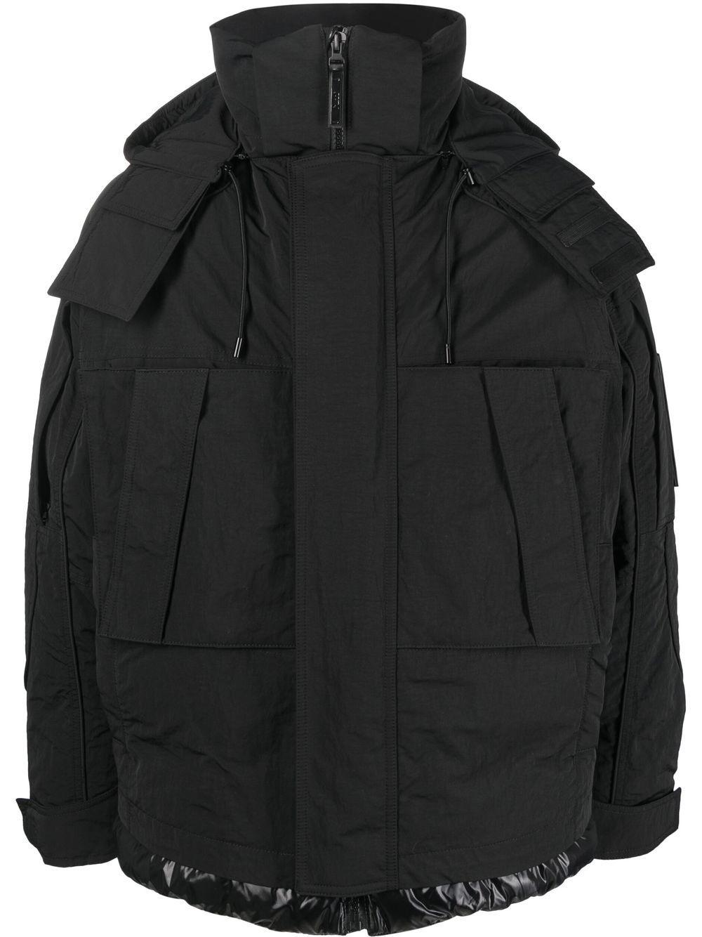 Juun.J Panelled-design Puffer Jacket in Black for Men | Lyst