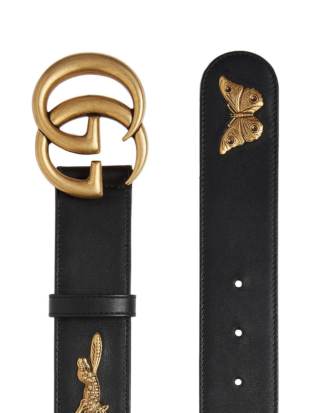 Gucci Leather Belt Bag With Animal Studs