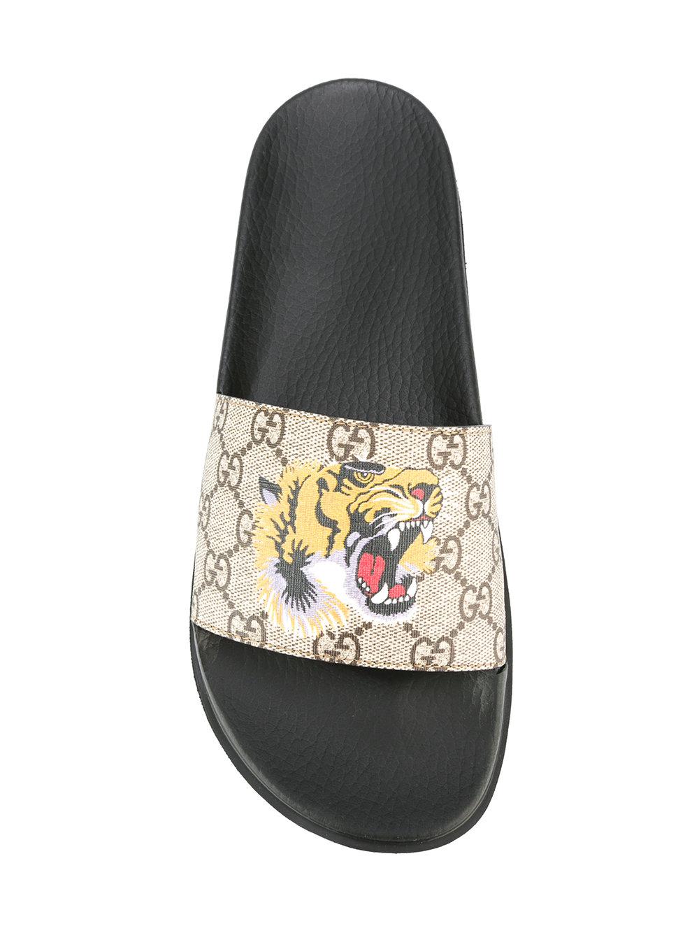 gucci slides supreme tiger