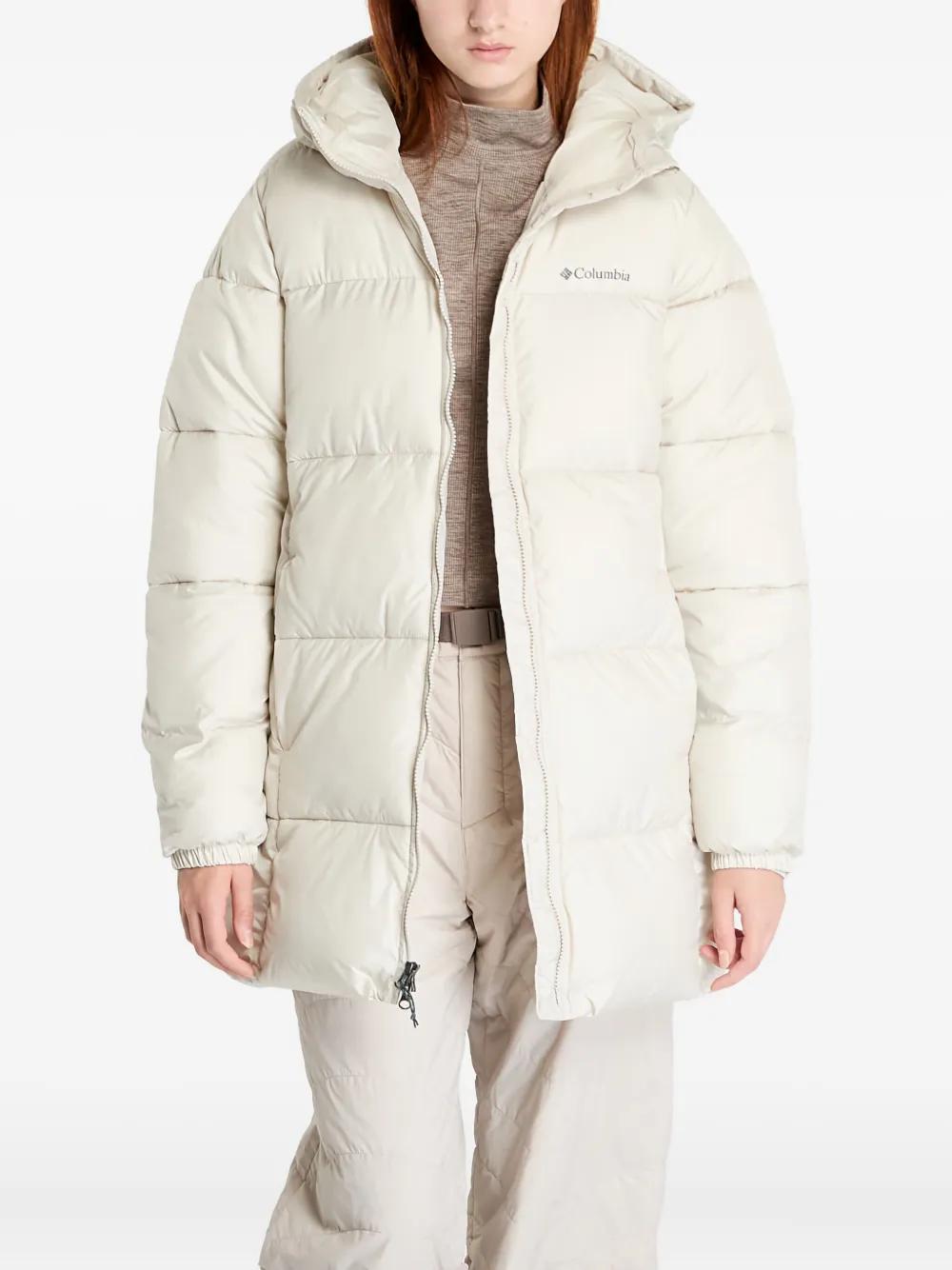 Columbia Puffect Ii Hooded Puffer Jacket in Natural Lyst Australia - Main Image