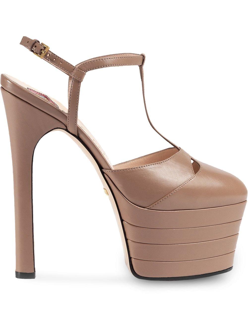 Zapatos de tacón con plataforma Gucci de color | Lyst