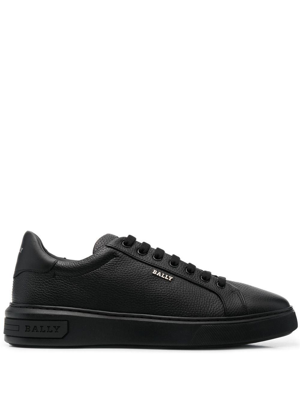 Bally Miky-pebbled Low-top Sneakers in Black for Men | Lyst