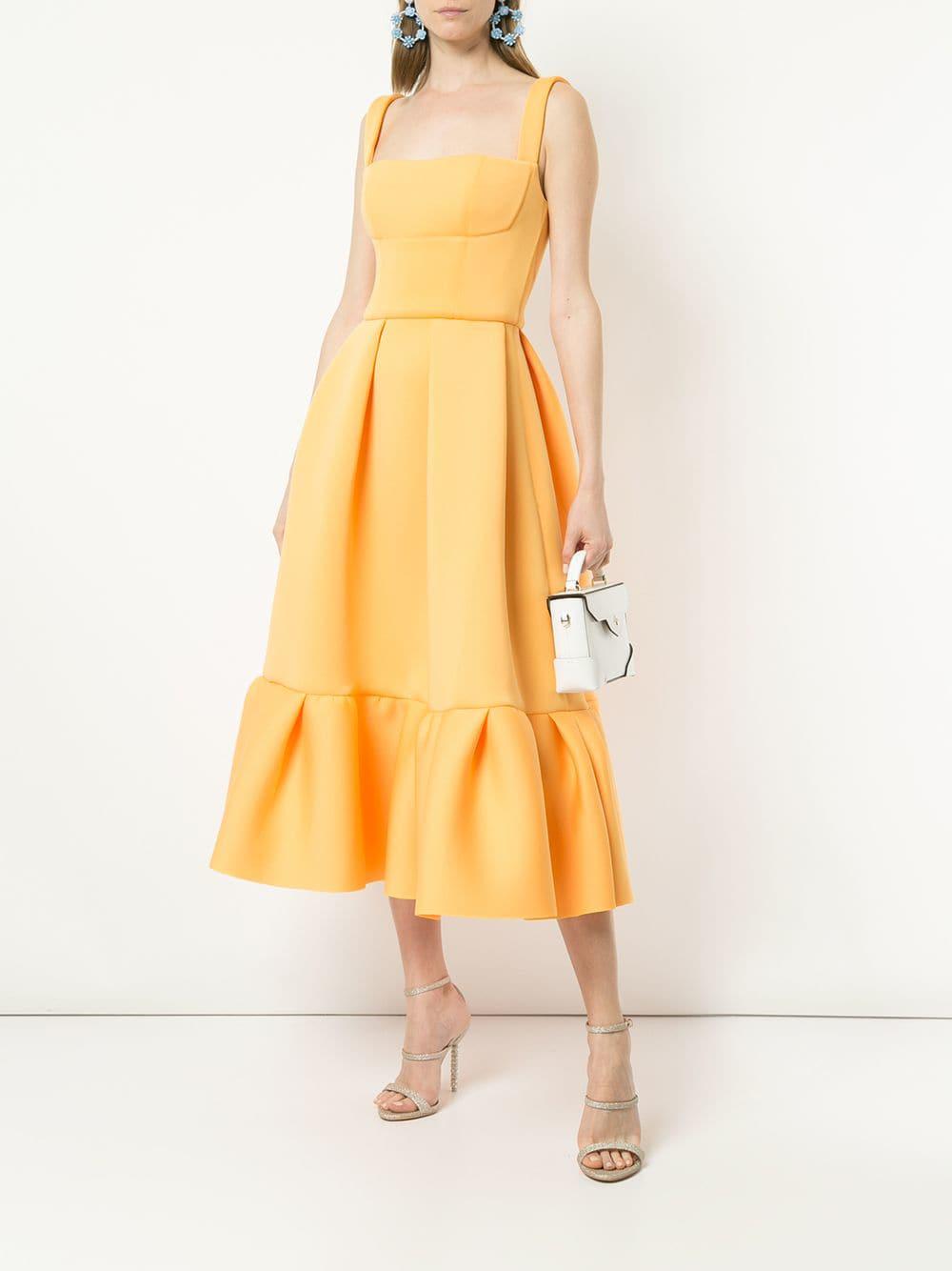 rachel gilbert yellow dress