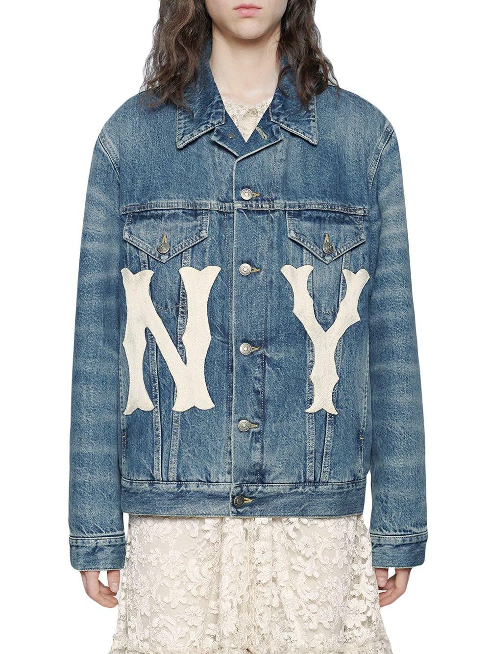 yankees jean jacket