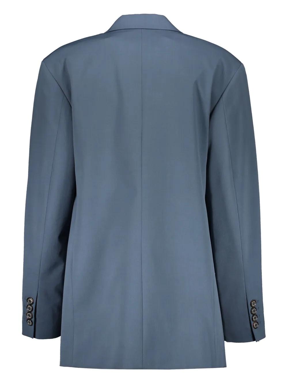 ジャケット LOW CLASSIC OVERSIZED 3-BUTTON WOOL BLAZER 5BNY716 Low Classic Oversize single-breasted Blazer | Neutrals