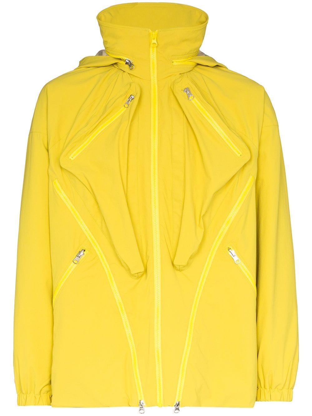 Paria Farzaneh Synthetic Packable Zip-detailed Jacket in Yellow for Men -  Lyst