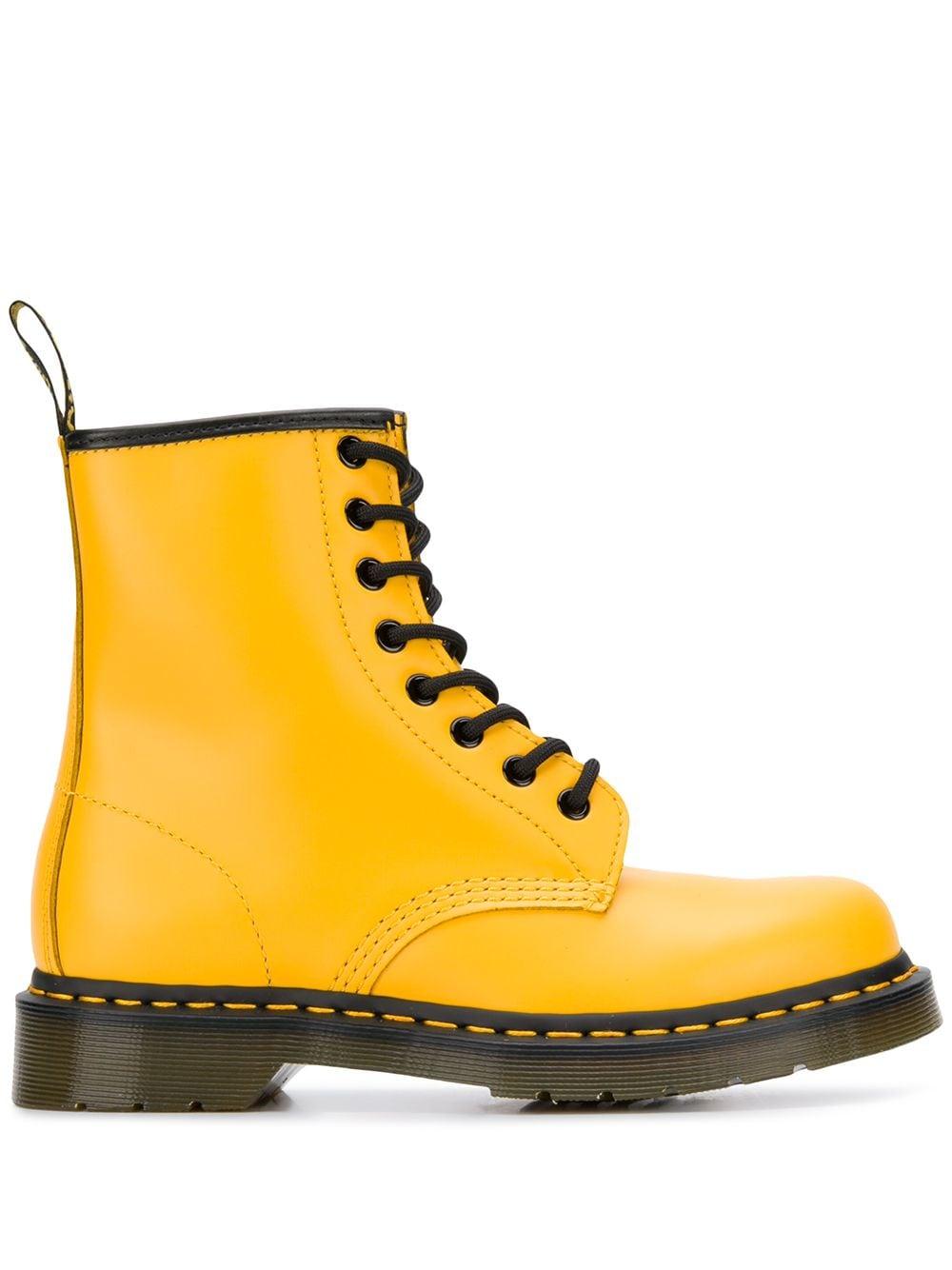 coloured dr marten boots