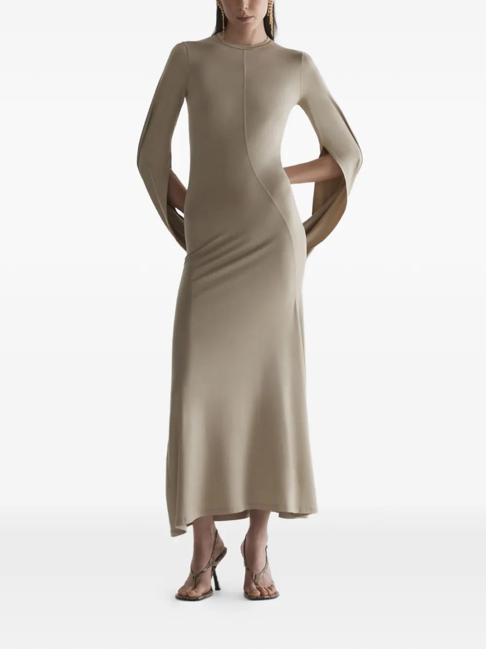 mugler long sleeve dress MUGLER