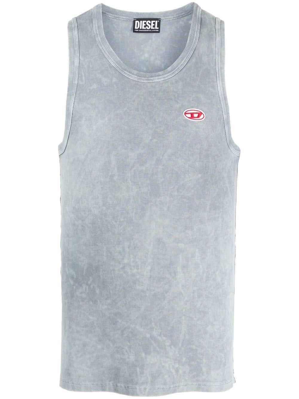 DIESEL Embroidered-logo Detail Tank Top in Blue for Men | Lyst