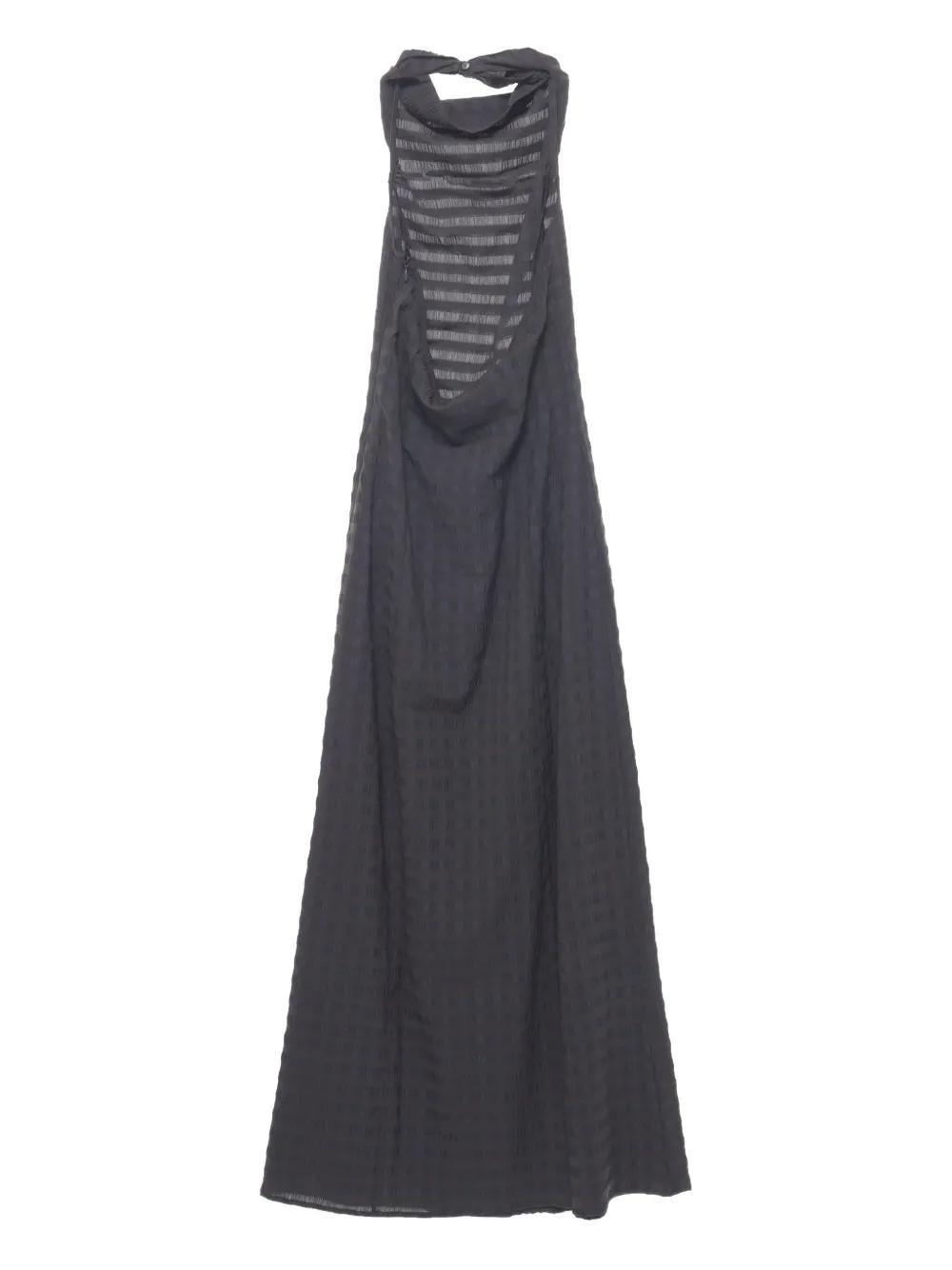 【関税込み】Paloma Wool グレー Mes ミニワンピース MES DRESS-Mini dress with short sleeves, V-neck, and