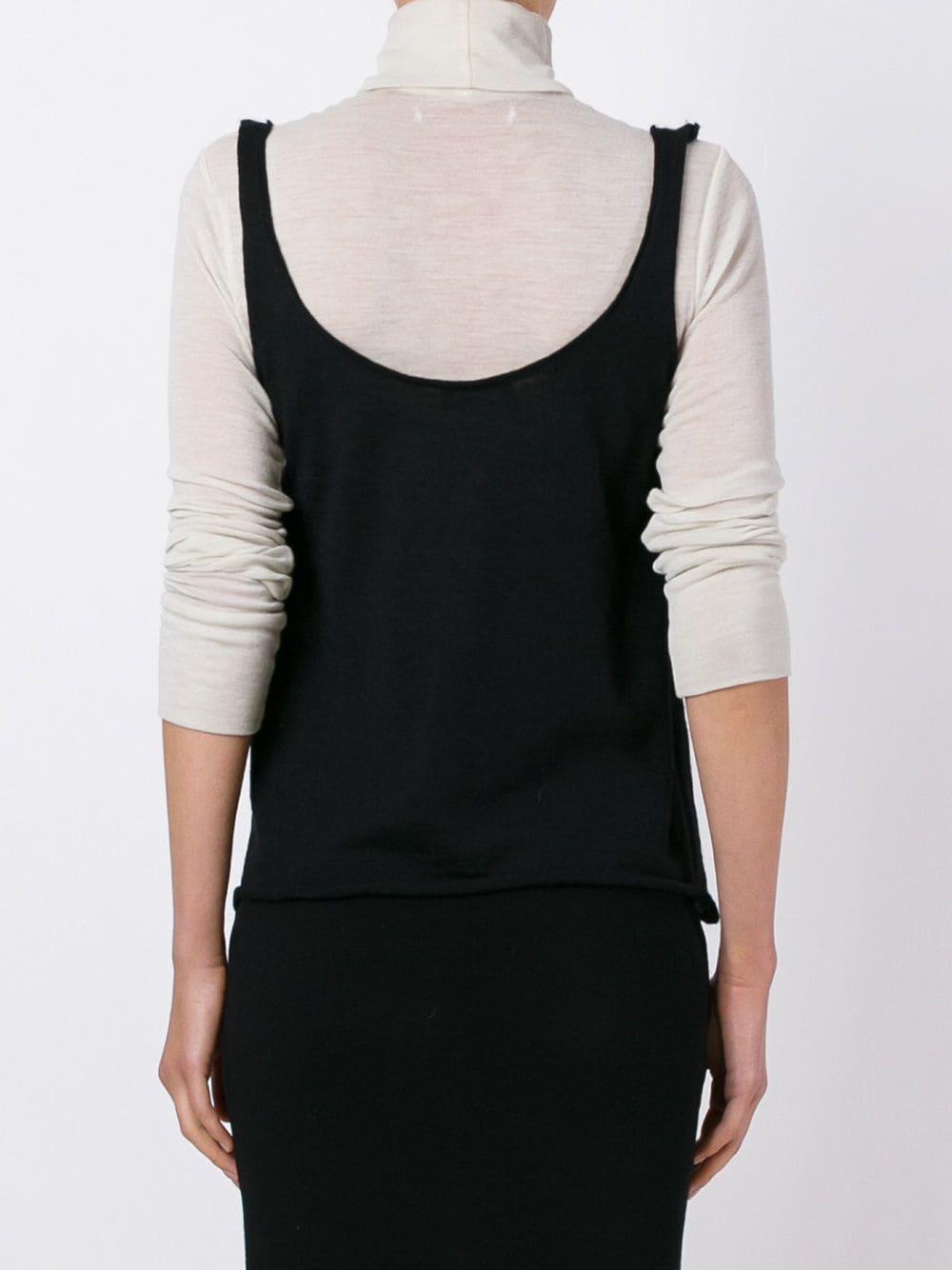 Le Kasha Cashmere 'hao' Knit Tank Top in Black - Lyst
