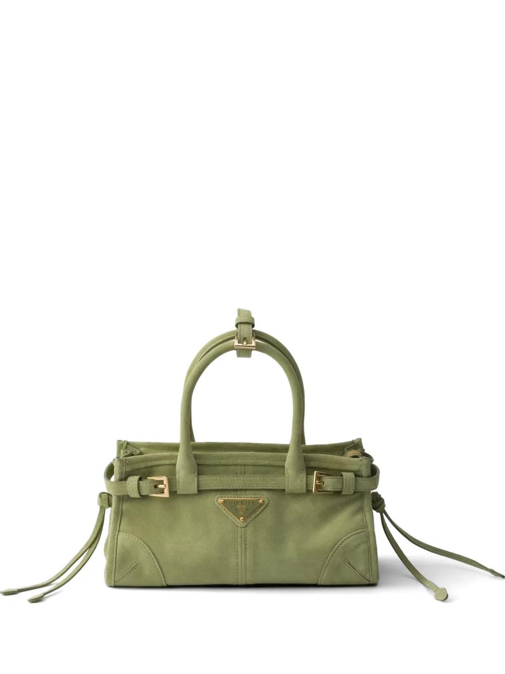 グリーン Prada バッグ レディース | Lyst