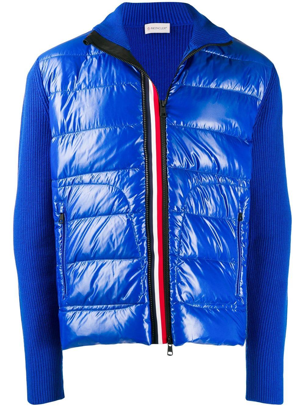 moncler blue down jacket