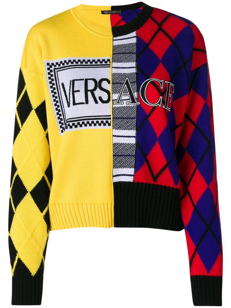 versace yellow sweater